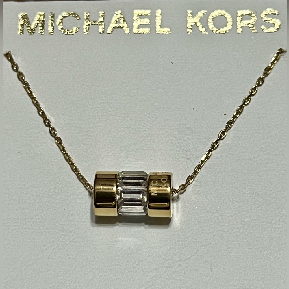 Michael Kors Barrel Pendant necklace